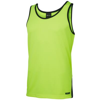 JBs Wear Hi Vis Contrast Singlet (D) Thumbnail